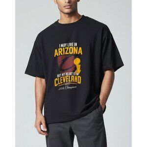 Cleveland Cavaliers 2016 Champions Graphic Tee 2XL Arizona Fan Navy Blue Cotton